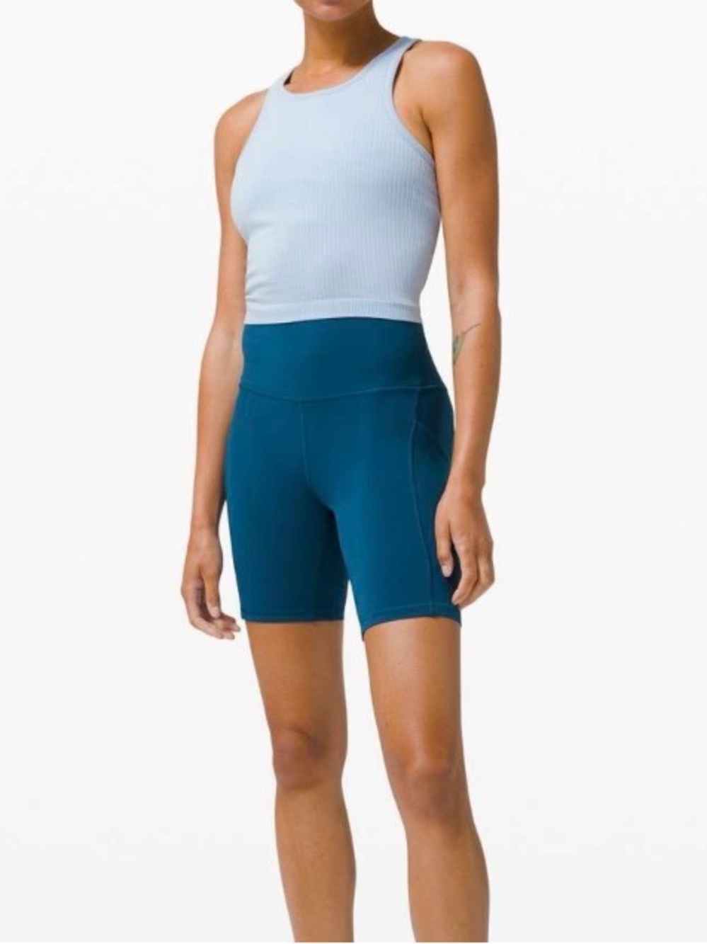 Lululemon Ebb To Street Racerback Crop Tank-
Size 10